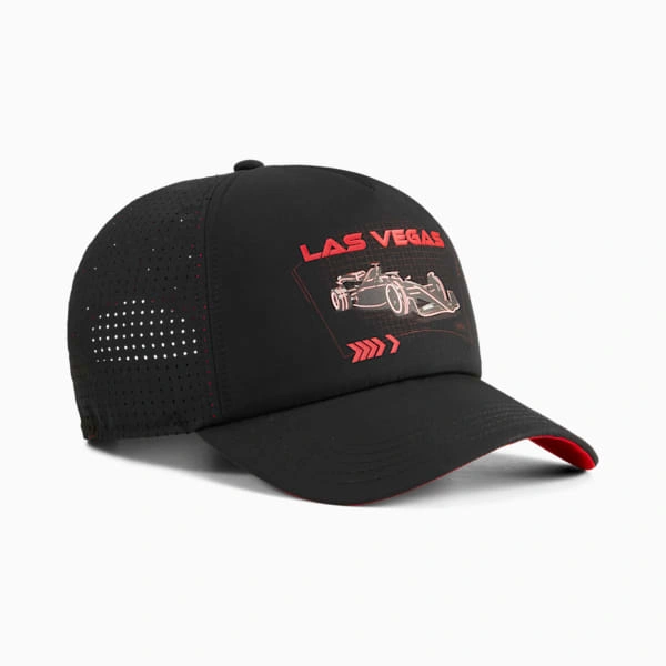 Vegas Nights Trucker Cap: F1® Flair from PUMA – Get Ready to Race in Style.
